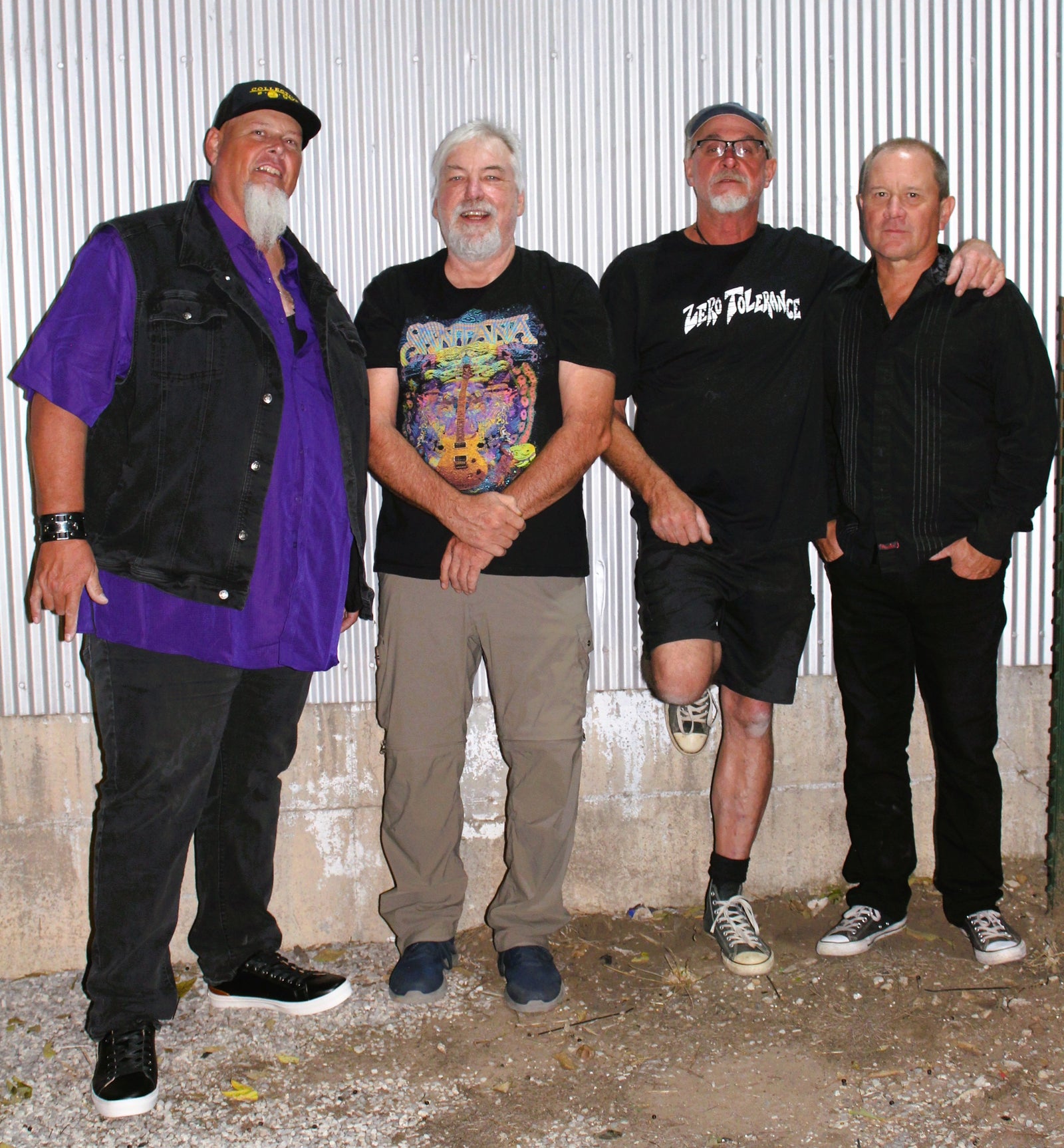 The four members of Zero Tolerance together