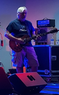 Jeff Davis playing guitar
